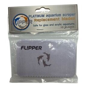 Flipper‎ Platinum Aquarium Scraper Replacement 10 Blades Glass Acrylic Fl!pper